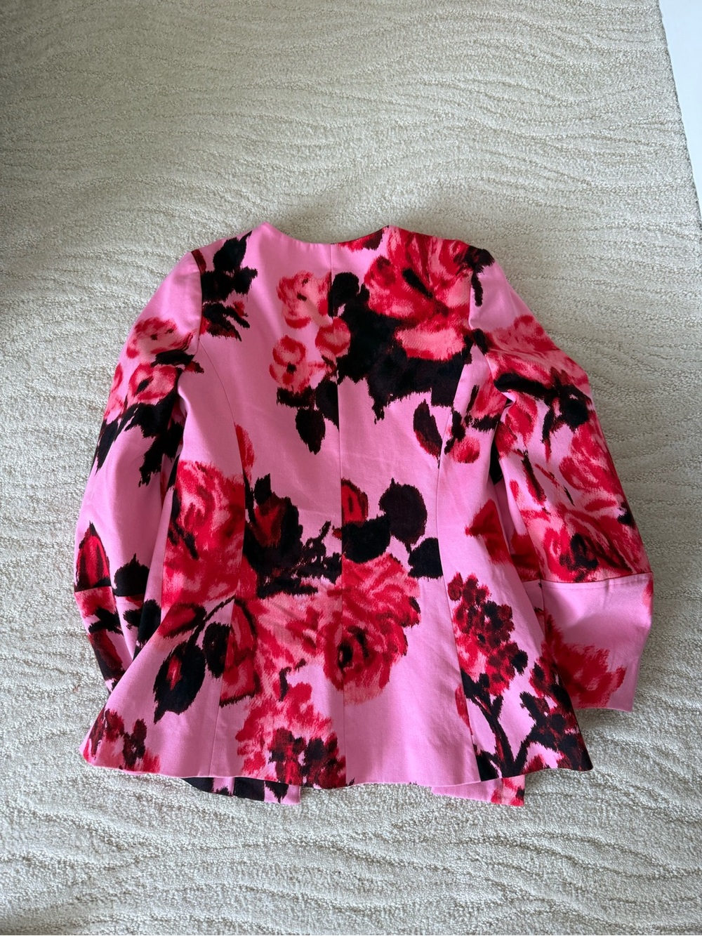 Tuckernuck Pink Floral Zip-Front Blazer - Picture 2 of 4